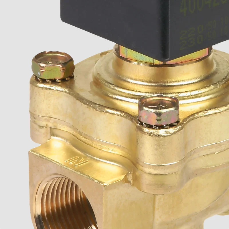 1/2" Brass High Pressure Steam Solenoid Valve – Normally Closed 12V DC