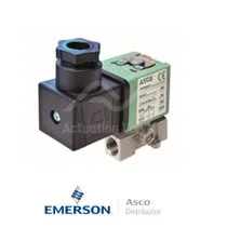 0.125" BSPP SCG256B015VMS Asco Numatics General Service Solenoid Valves Direct Acting 230 VAC Brass