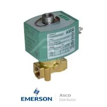 0.25" BSPP E314K035S0N01F8 Asco General Service Solenoid Valves Direct Acting 230 VAC Stainless Steel