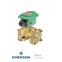 0.5" NPT WPB316A064 Asco General Service Solenoid Valves Pilot Operated 230 VAC Stainless Steel