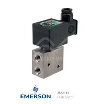 0.25" BSPP SCG327B102 Asco General Service Solenoid Valves Direct Acting 25 AC Brass