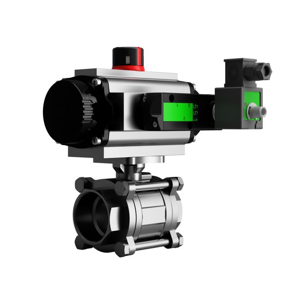 AV-L3000NPTDN0032AC30DA Actreg Actuated Ball Valves Screwed NPT 1000 ...