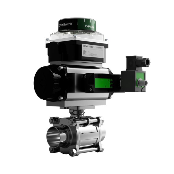 AV-L9CB0TRIDN0025AC21SR Actreg Actuated Ball Valves 110VAC SCG551A001MS ...
