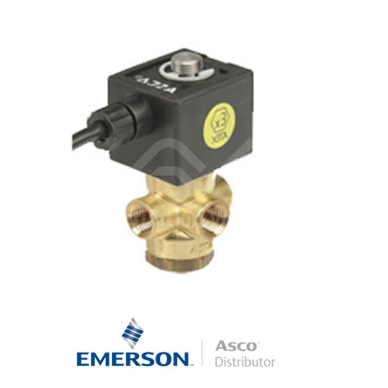 0.25" BSPP PVG262A320 Asco Numatics General Service Solenoid Valves Direct Acting 24 VDC Stainless Steel