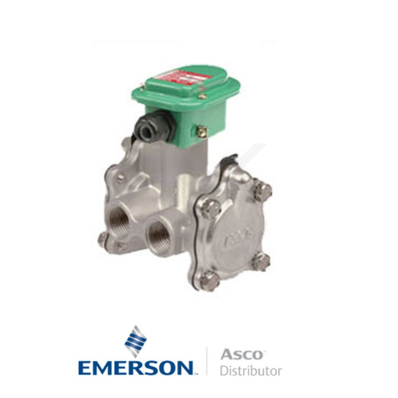 0.5" NPT EMB316A384MB Asco General Service Solenoid Valves Pilot Operated 24 VDC Brass