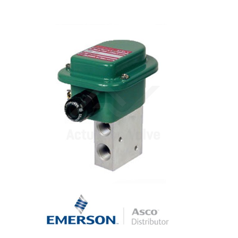 0.5" NPT WPET8327A610 Asco Numatics General Service Solenoid Valves Direct Acting 24 VDC Brass