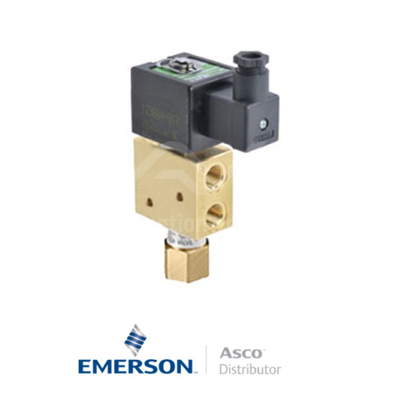 0.25" NPT SC8327B001MO Asco Numatics General Service Solenoid Valves Direct Acting 25 AC Stainless Steel