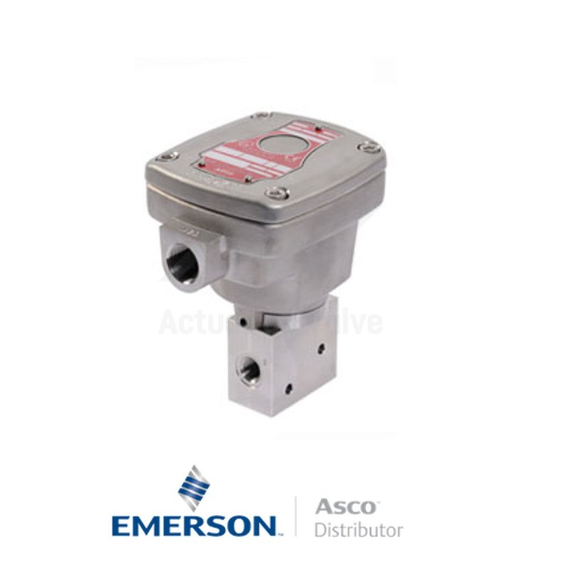 0.25" NPT WSCRETISX8327B302 Asco Numatics General Service Solenoid Valves Direct Acting 24 VDC Brass