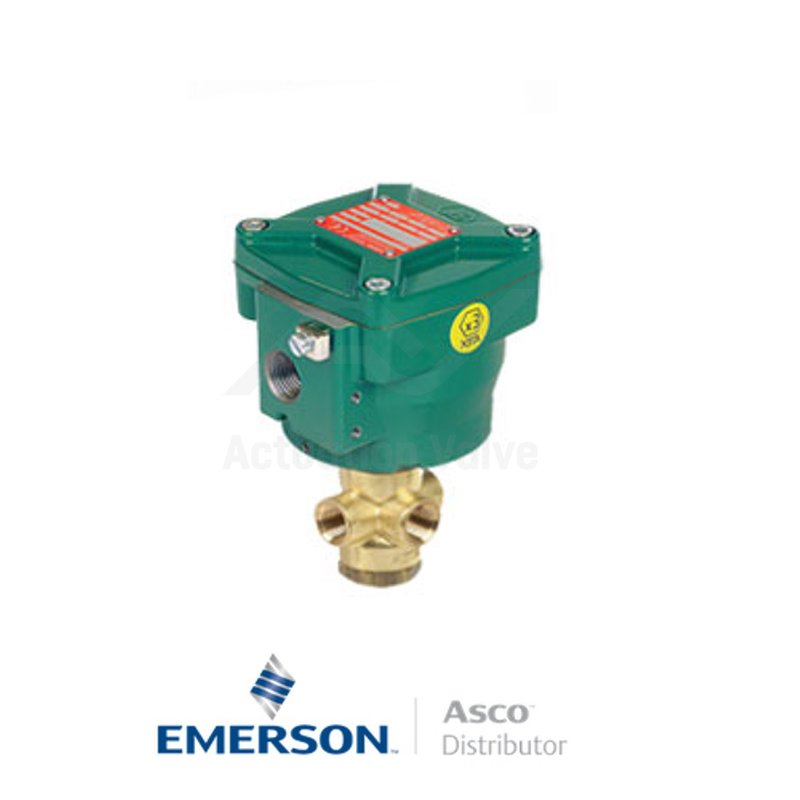 0.25" NPT NFB320B174MS Asco Numatics General Service Solenoid Valves Direct Acting 230 VAC Light Alloy