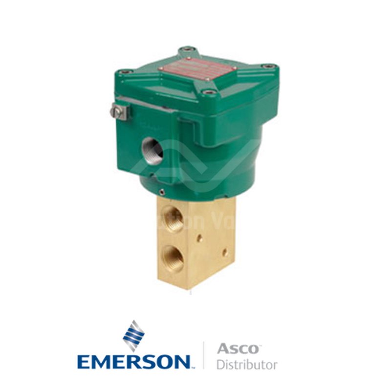 0.5" NPT NFETX8327A605 Asco Numatics General Service Solenoid Valves Direct Acting 24 VDC Stainless Steel