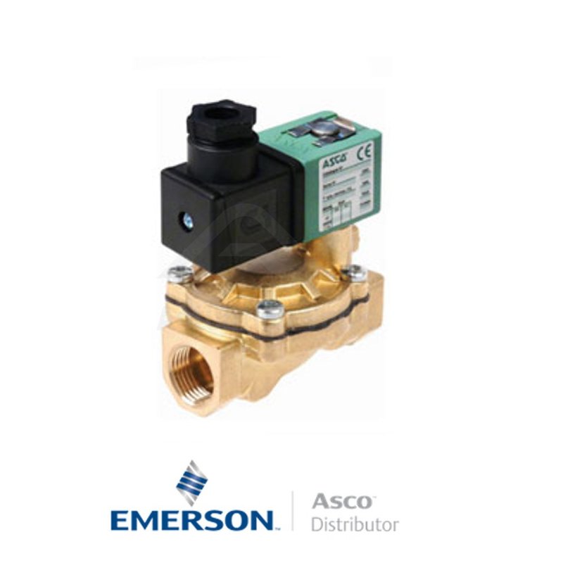 0.375" BSPP SCE238D006 Asco Numatics General Service Solenoid Valves Pilot Operated 12VDC Stainless Steel