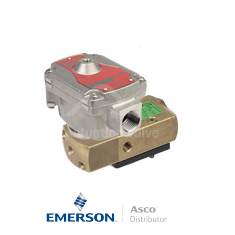 0.25" NPT WSLPKFET8551A303SL Asco Process Automation Solenoid Valves Pilot Operated 230 VAC Stainless Steel
