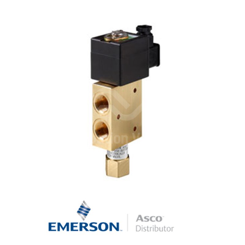 0.5" BSPP SCG327A607MO Asco General Service Solenoid Valves Direct Acting 25 AC Light Alloy