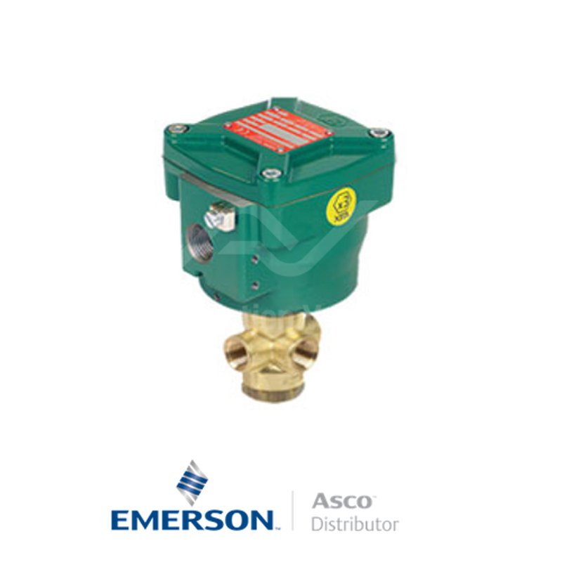 0.25" NPT NFB320B174 Asco General Service Solenoid Valves Direct Acting 230 VAC Light Alloy