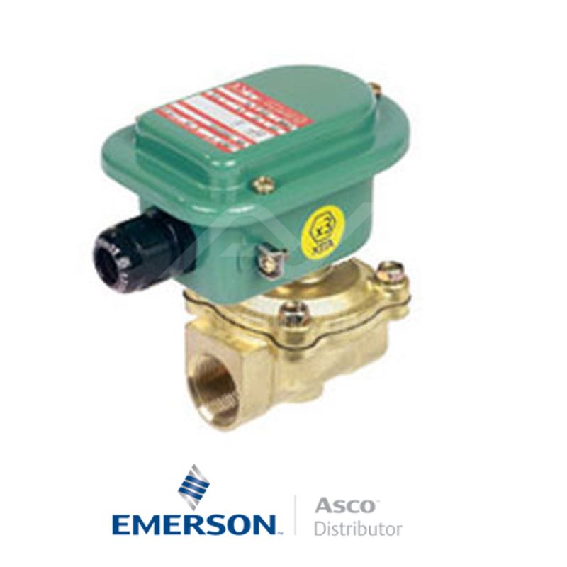 RP 7/1 EME210C034 Asco General Service Solenoid Valves Pilot Operated 230 VAC Stainless Steel