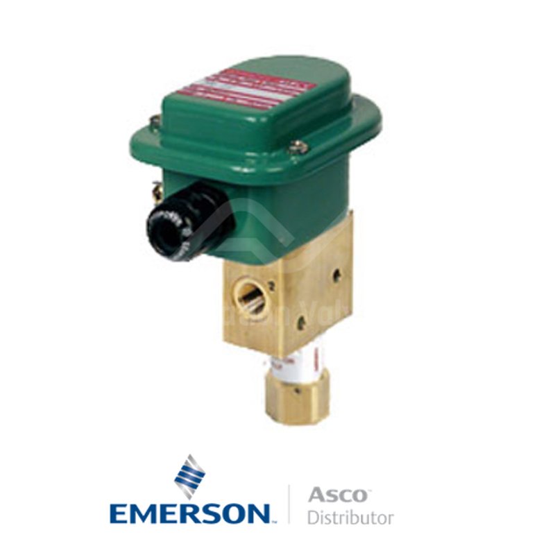 0.25" BSPP WPG327B001MS Asco Numatics General Service Solenoid Valves Direct Acting 24 VDC Light Alloy