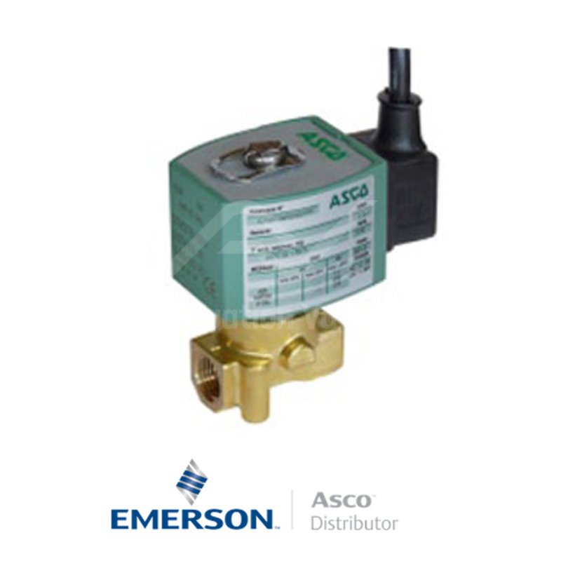 RP 7/1 E262K202S4N00FL Asco General Service Solenoid Valves Direct Acting 24 VAC Stainless Steel