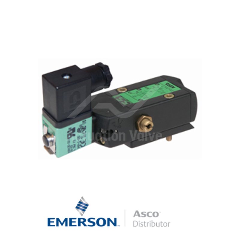 0.25" BSPP WBLPG551A002MS Asco Numatics Process Automation Solenoid Valves Pilot Operated 115 VAC Light Alloy