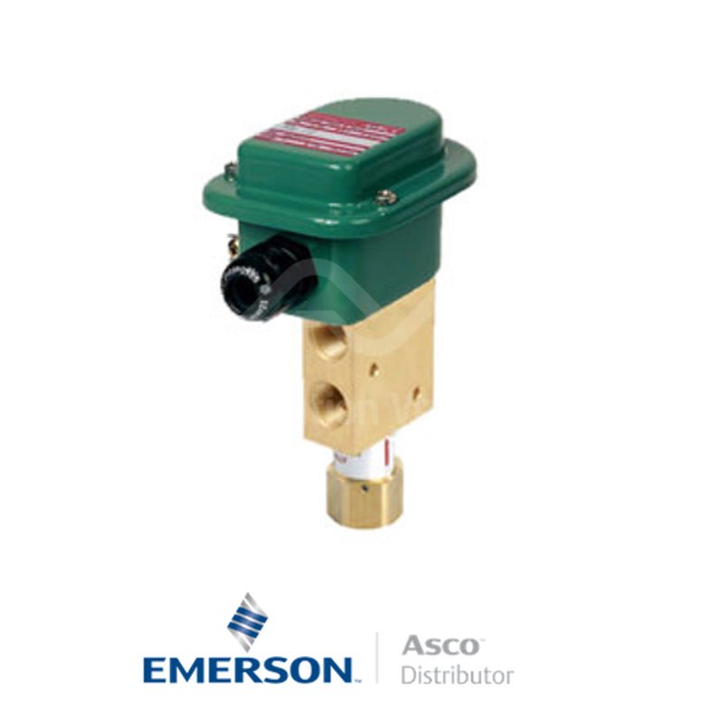 0.5" NPT WP8327A605MS Asco Numatics General Service Solenoid Valves Direct Acting 24 VDC Stainless Steel