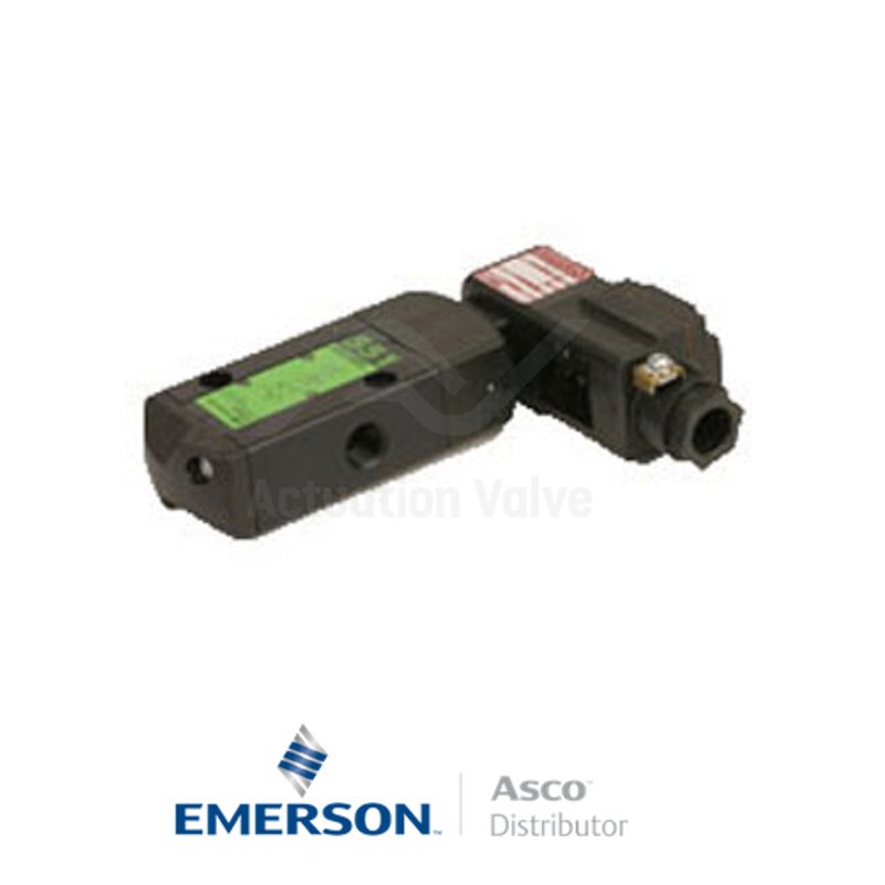 0.25" BSPP WBLPG551A005 Asco Numatics Process Automation Solenoid Valves Pilot Operated 24 VDC Light Alloy
