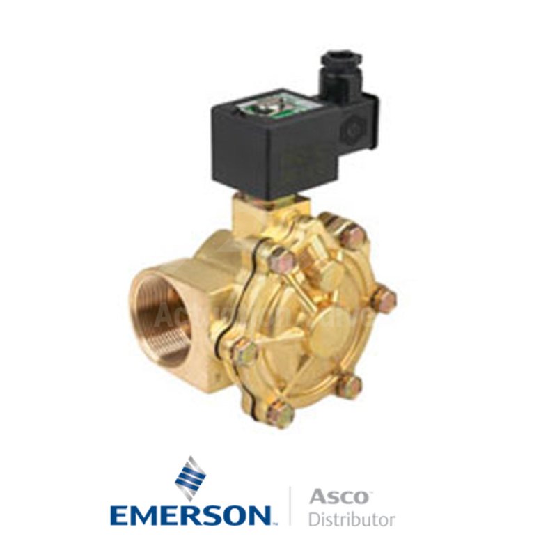 RP 7/1 SCE210D022 Asco General Service Solenoid Valves Pilot Operated 230 VAC Stainless Steel