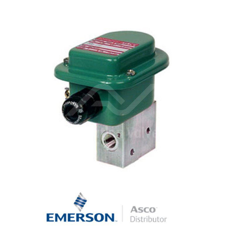 0.25" BSPP EMG327B102 Asco Numatics General Service Solenoid Valves Direct Acting 115 VAC Brass