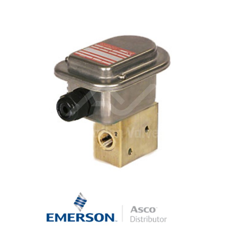 0.25" NPT WSX8327B211 Asco Numatics General Service Solenoid Valves Direct Acting 230 VAC Light Alloy