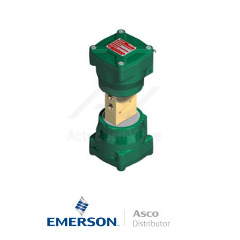 0.25" BSPP NFETG327B051 Asco General Service Solenoid Valves Direct Acting 24 VDC Light Alloy