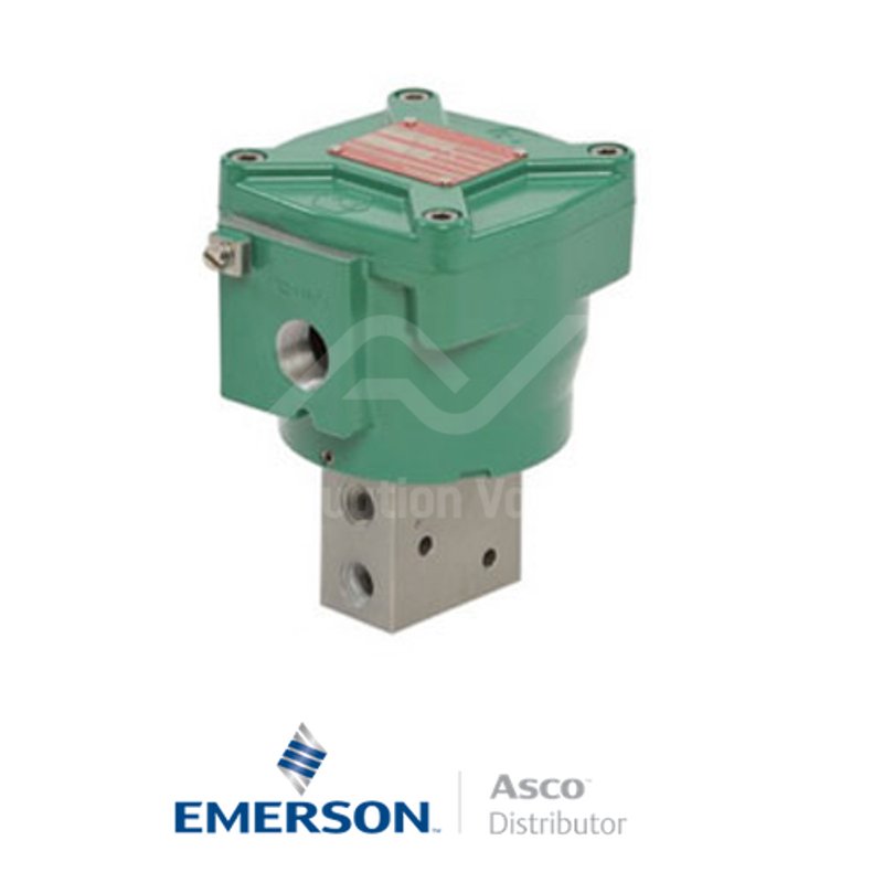 0.375" NPT NFETISX8327B302 Asco General Service Solenoid Valves Direct Acting 24 VDC Brass