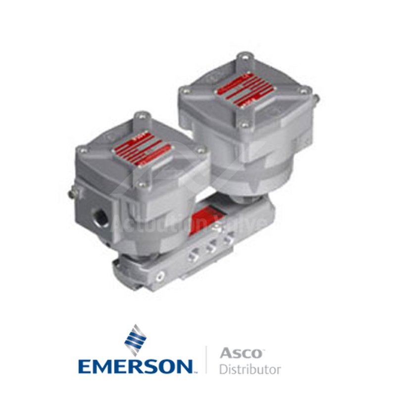 0.25" BSPP WSNFG551A310 Asco Process Automation Solenoid Valves Pilot Operated 115 VAC Brass