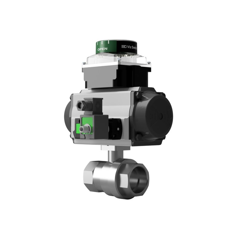 AVL2000BSPDN0065AT011DA Air Torque Actuated Ball Valves 24VDC