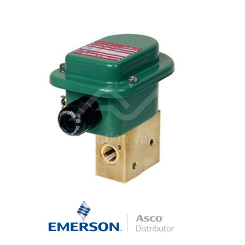 0.25" NPT EM8327B011 Asco Numatics General Service Solenoid Valves Direct Acting 24 VDC Stainless Steel