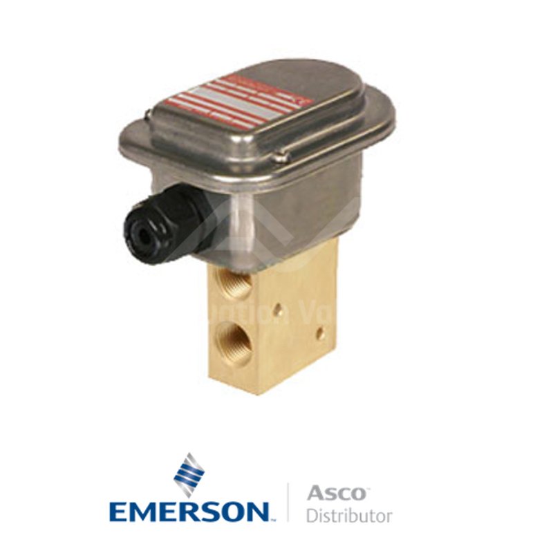 0.5" NPT WSEMETX8327A607 Asco General Service Solenoid Valves Direct Acting 48 DC Stainless Steel