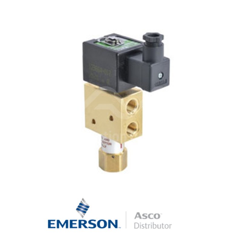 0.25" NPT SC8327B101MS Asco General Service Solenoid Valves Direct Acting 24 VDC Stainless Steel