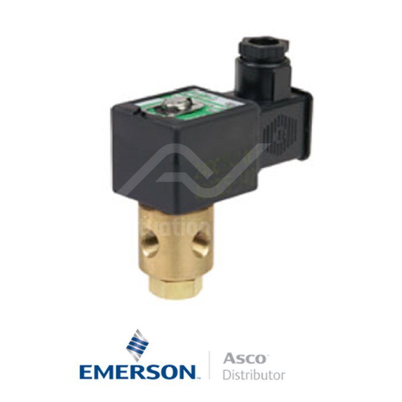 0.125" NPT SCB320B013 Asco General Service Solenoid Valves Direct Acting 24 VAC Stainless Steel