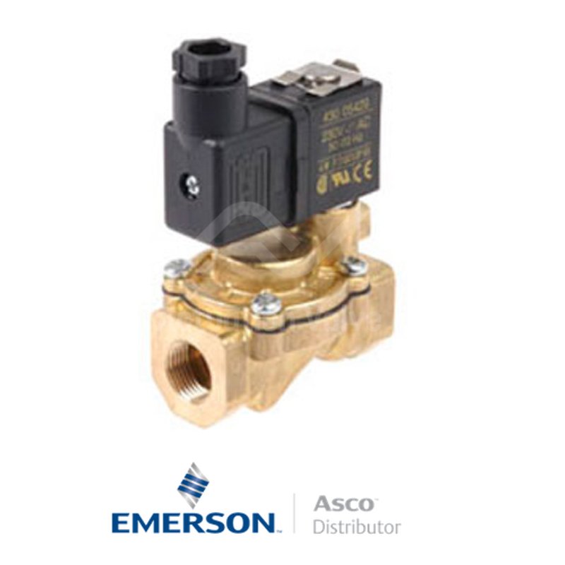 1" BSPP SCG238A050 Asco General Service Solenoid Valves Pilot Operated 24 VDC Stainless Steel