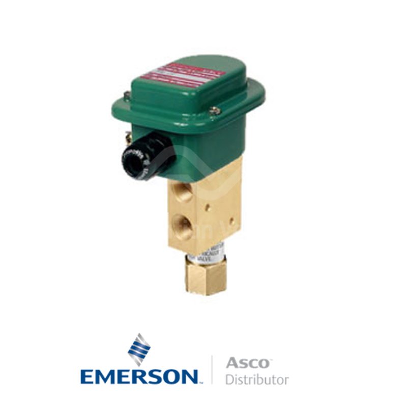 0.5" NPT WPT8327A607MO Asco Numatics General Service Solenoid Valves Direct Acting 24 VDC Stainless Steel