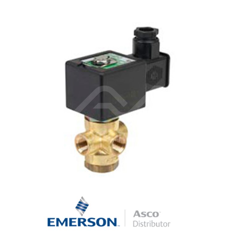 0.25" NPT SCB320A184 Asco Numatics General Service Solenoid Valves Direct Acting 24 VAC Stainless Steel