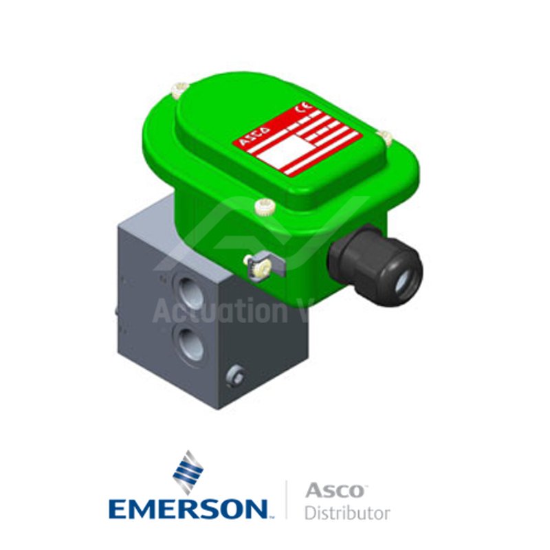 0.25" NPT EM8327B013 Asco General Service Solenoid Valves Direct Acting 24 VDC Light Alloy