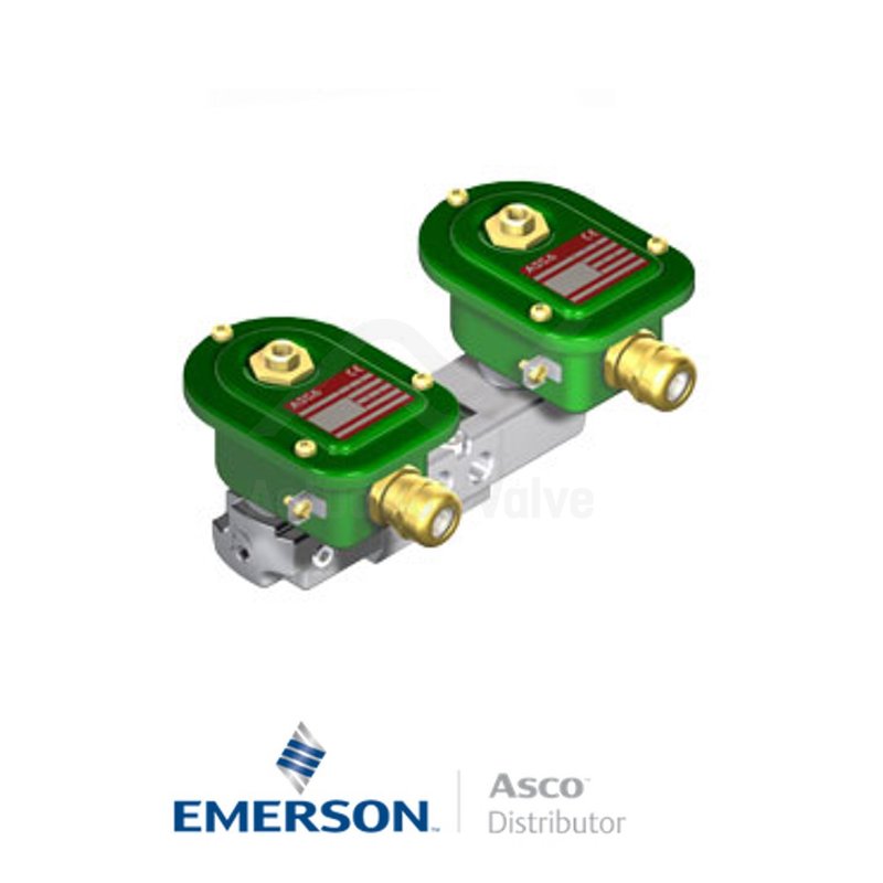 0.25" NPT EM8551A309SL Asco Numatics Process Automation Solenoid Valves Pilot Operated 24 VDC Brass