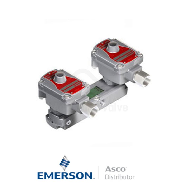 0.25" BSPP WSLPKFETG551A322MO Asco Process Automation Solenoid Valves Pilot Operated 25 AC Brass