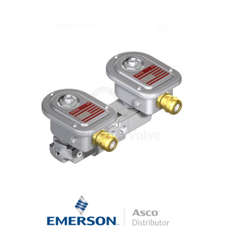 0.25" BSPP WSG551A322 Asco Process Automation Solenoid Valves Pilot Operated 24 VDC Brass