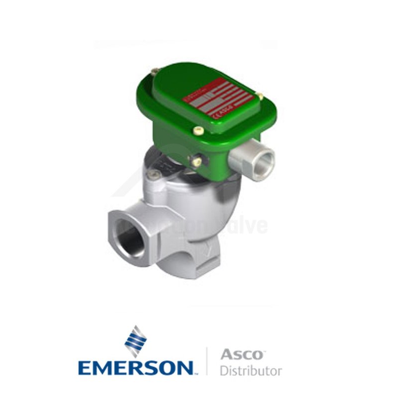 1" BSPP EMTE353A821 Asco Dust Collector Solenoid Valves Pilot Operated 230 VAC Light Alloy