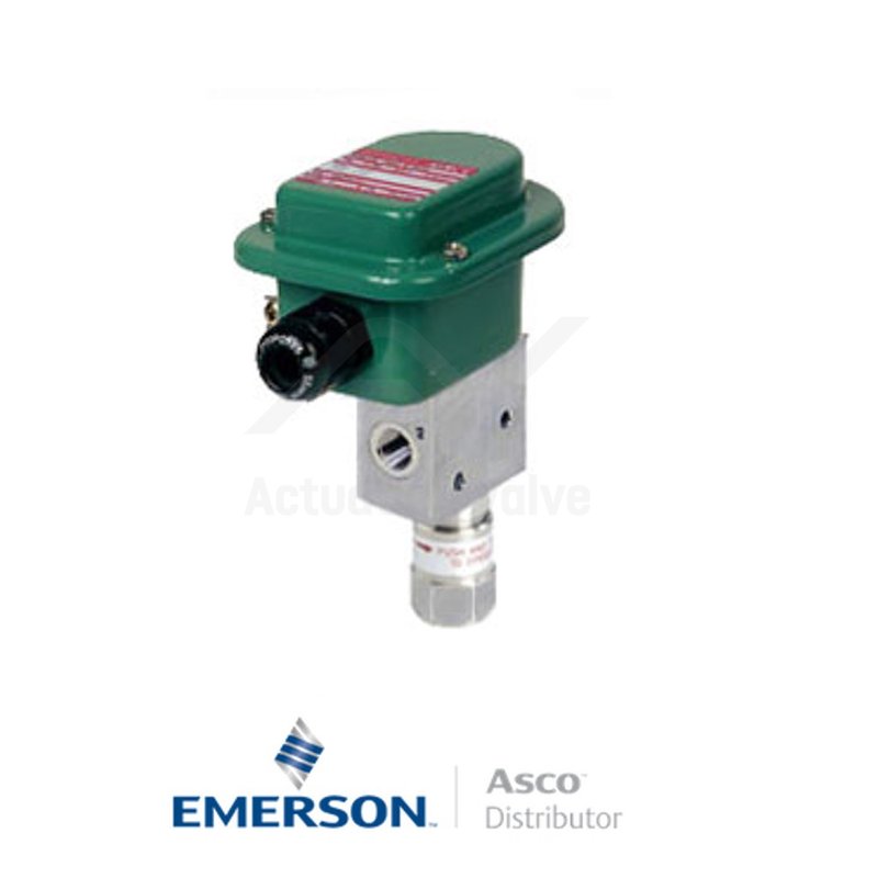 0.25" NPT EM8327B232 Asco Numatics General Service Solenoid Valves Direct Acting 230 VAC Brass