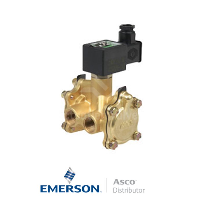 0.75" NPT SCXB316E044 Asco General Service Solenoid Valves Pilot Operated 24 VDC Stainless Steel