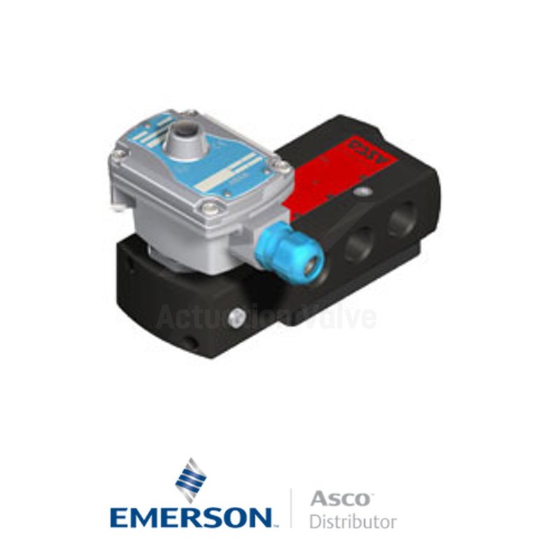 0.5" BSPP LIG553A317SL Asco Process Automation Solenoid Valves Pilot Operated 24 VDC Brass