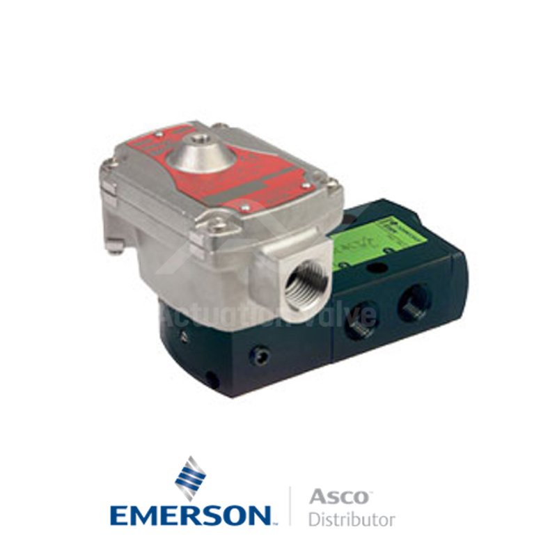0.5" BSPP WSLPKFG553A317SL Asco Process Automation Solenoid Valves Pilot Operated 115 VAC Brass