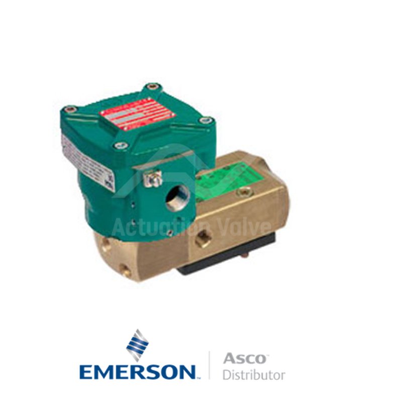 0.25" BSPP NFG551A303 Asco Process Automation Solenoid Valves Pilot Operated 24 VDC Stainless Steel