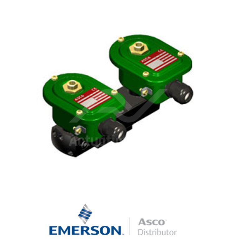 0.25" BSPP EMG551B302 Asco Numatics Process Automation Solenoid Valves Pilot Operated 24 VDC Light Alloy