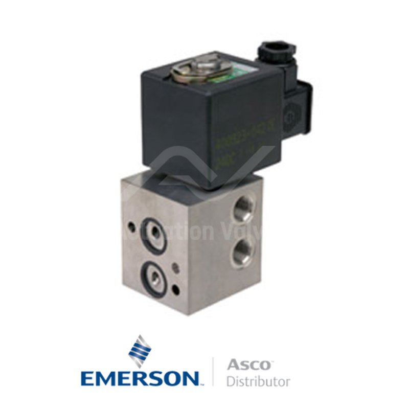 0.25" NPT SC8327B023 Asco Numatics General Service Solenoid Valves Direct Acting 24 VDC Light Alloy